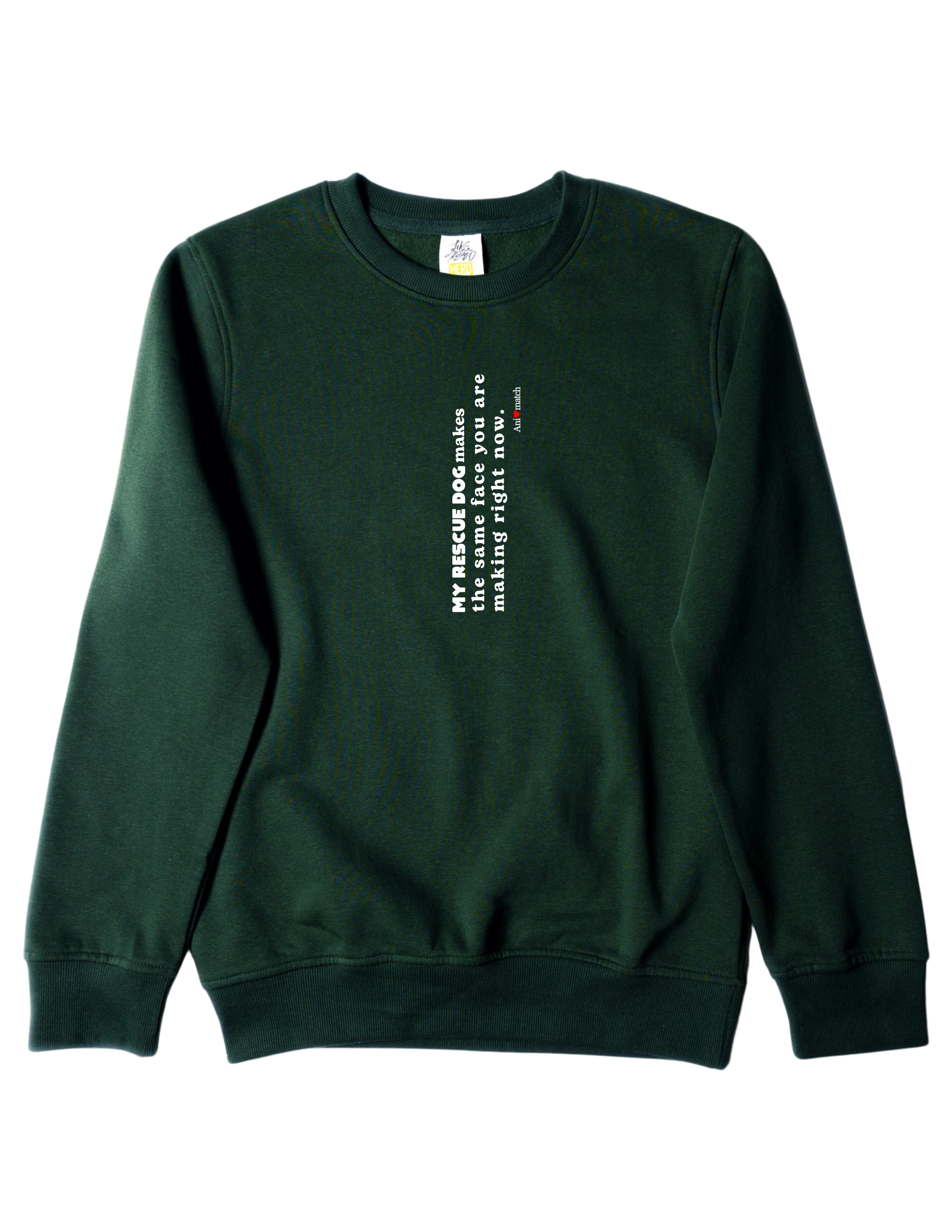 Animatch RESCUE FACE CREWNECK
