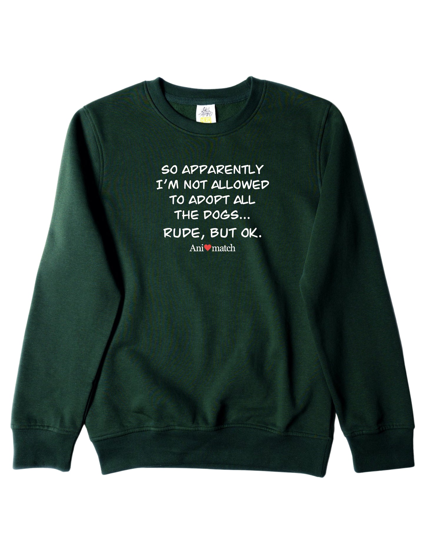 Pull ras du cou Animatch Rude