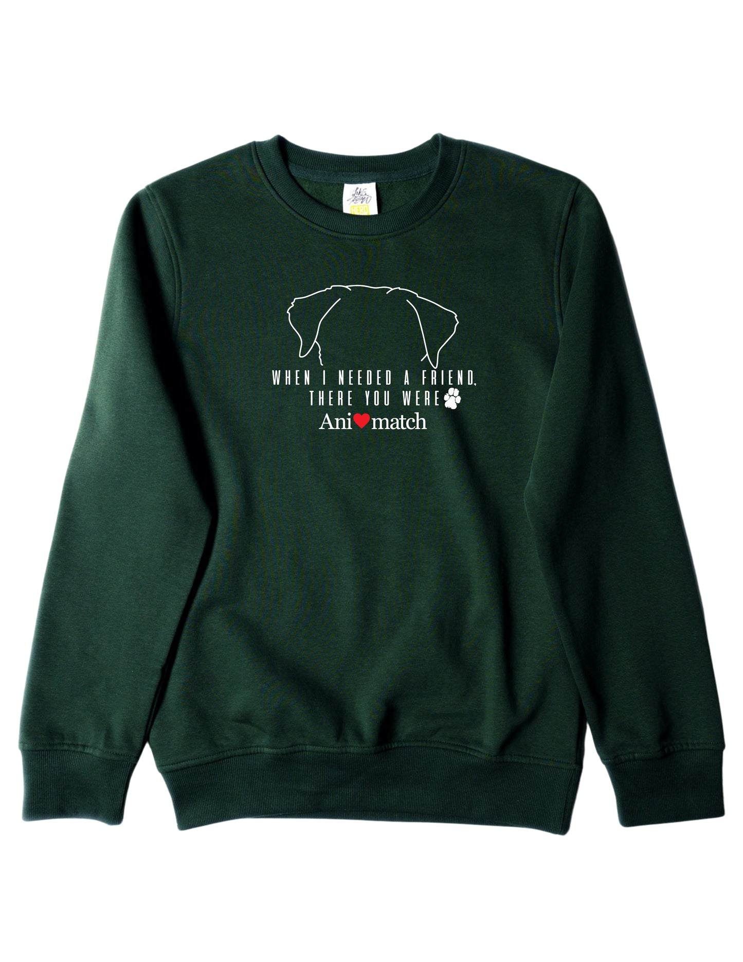 Animatch Needed A Friend Crewneck