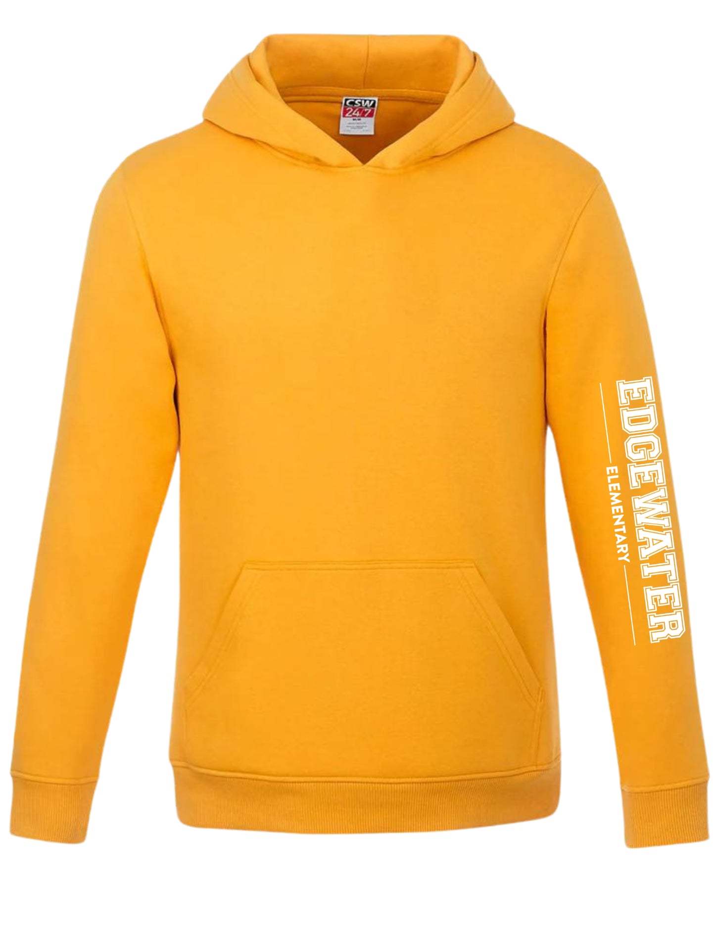 Sweat à capuche Edgewater pour jeunes - Imprimé sur les bras