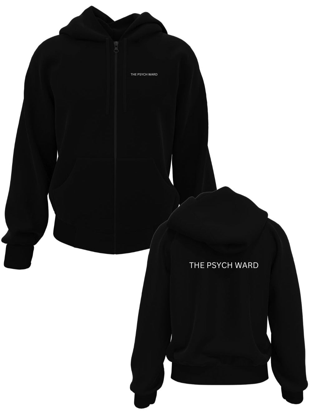 Sweat à capuche zippé classique Psych Ward
