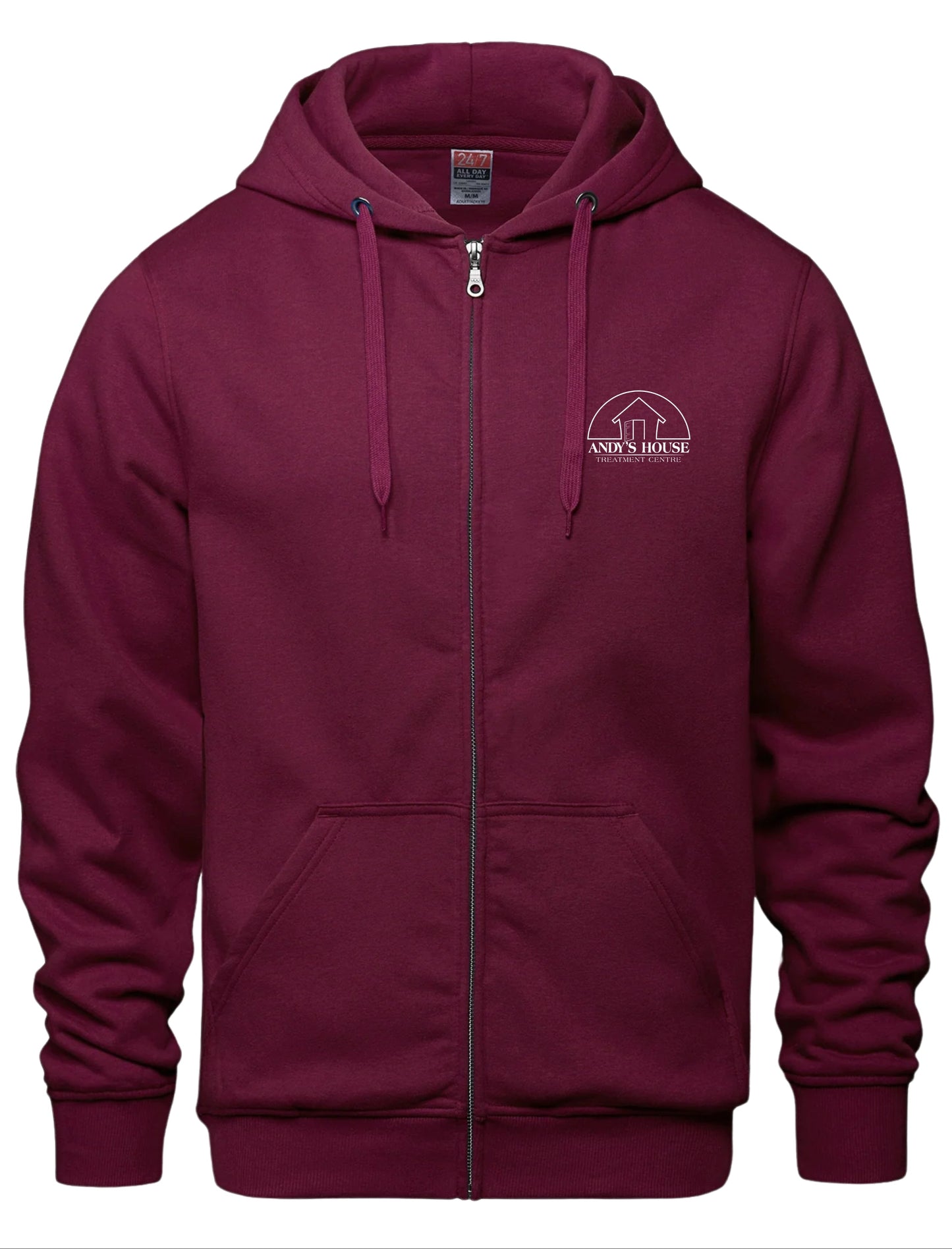 Sweat à capuche zippé intégral AH TEAM