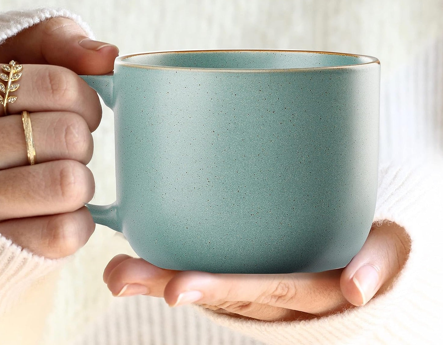 Tasse en grès céramique 16 oz