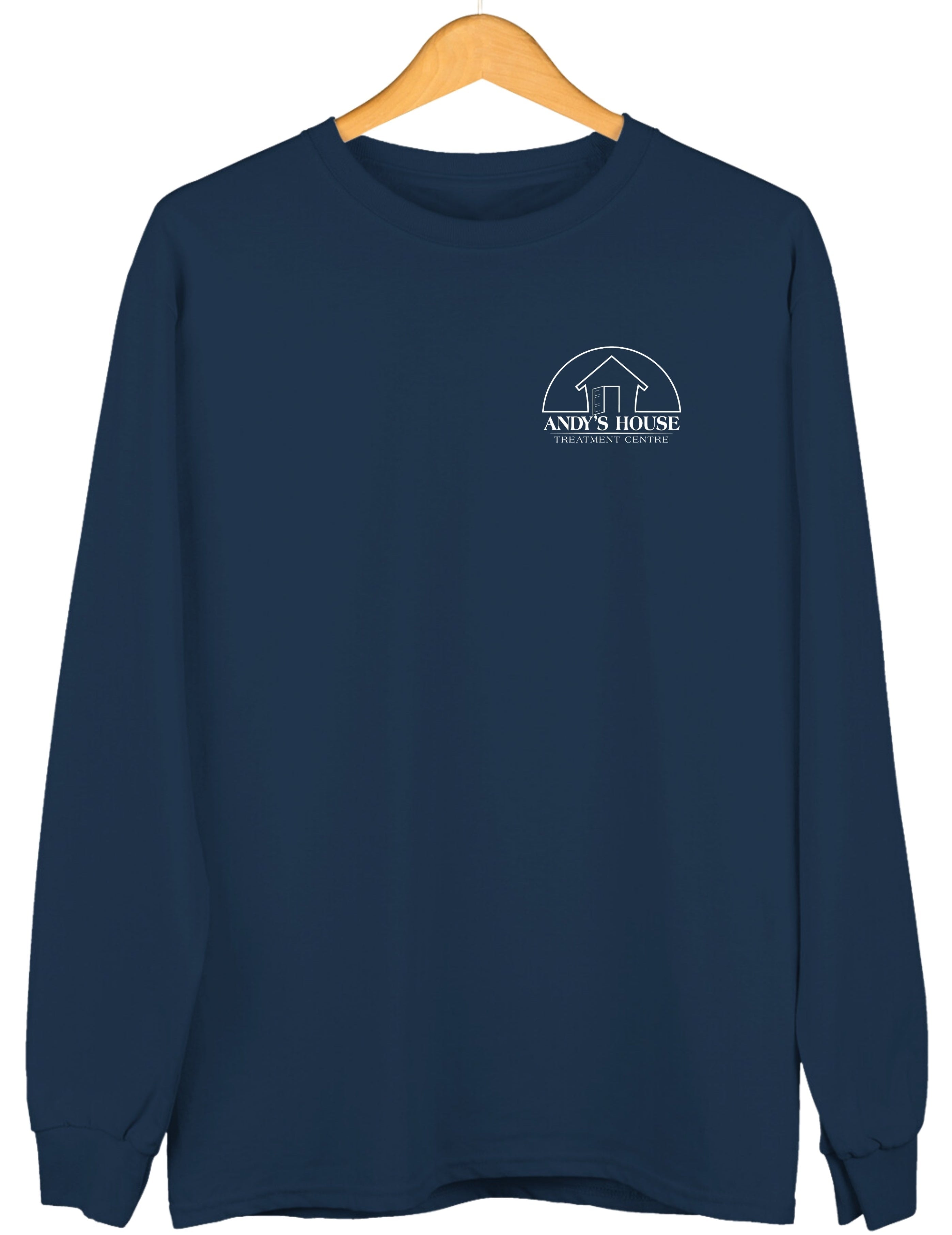 AH CREWNECK SWEATSHIRT LEFT CHEST PRINT