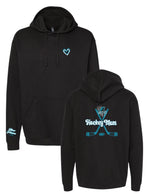 Load image into Gallery viewer, GRIZZLIES ADULT HEART HOCKEY MOM CUSTOM HOODIE-3 LOCATIONS
