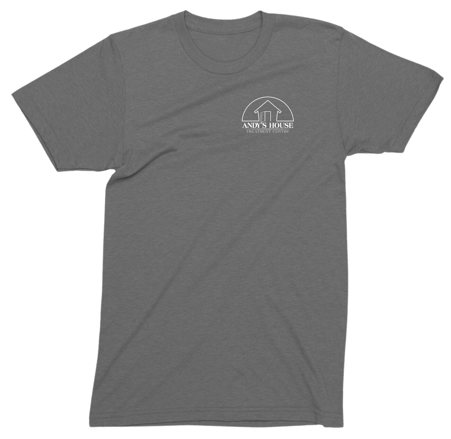 T-SHIRT IMPRIMÉ SUR LA POITRINE GAUCHE AH