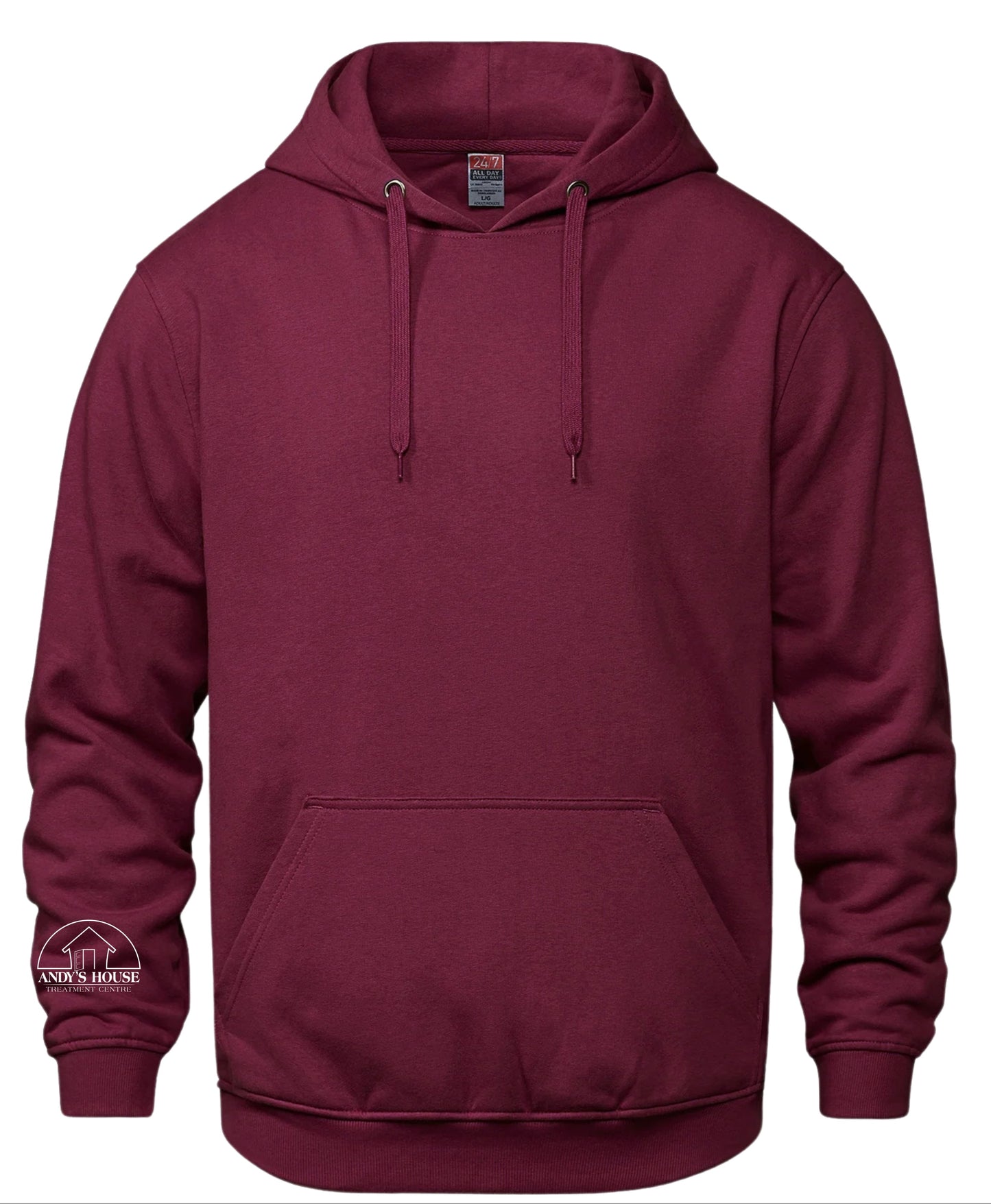 Sweat à capuche AH TEAM avec imprimé aux poignets