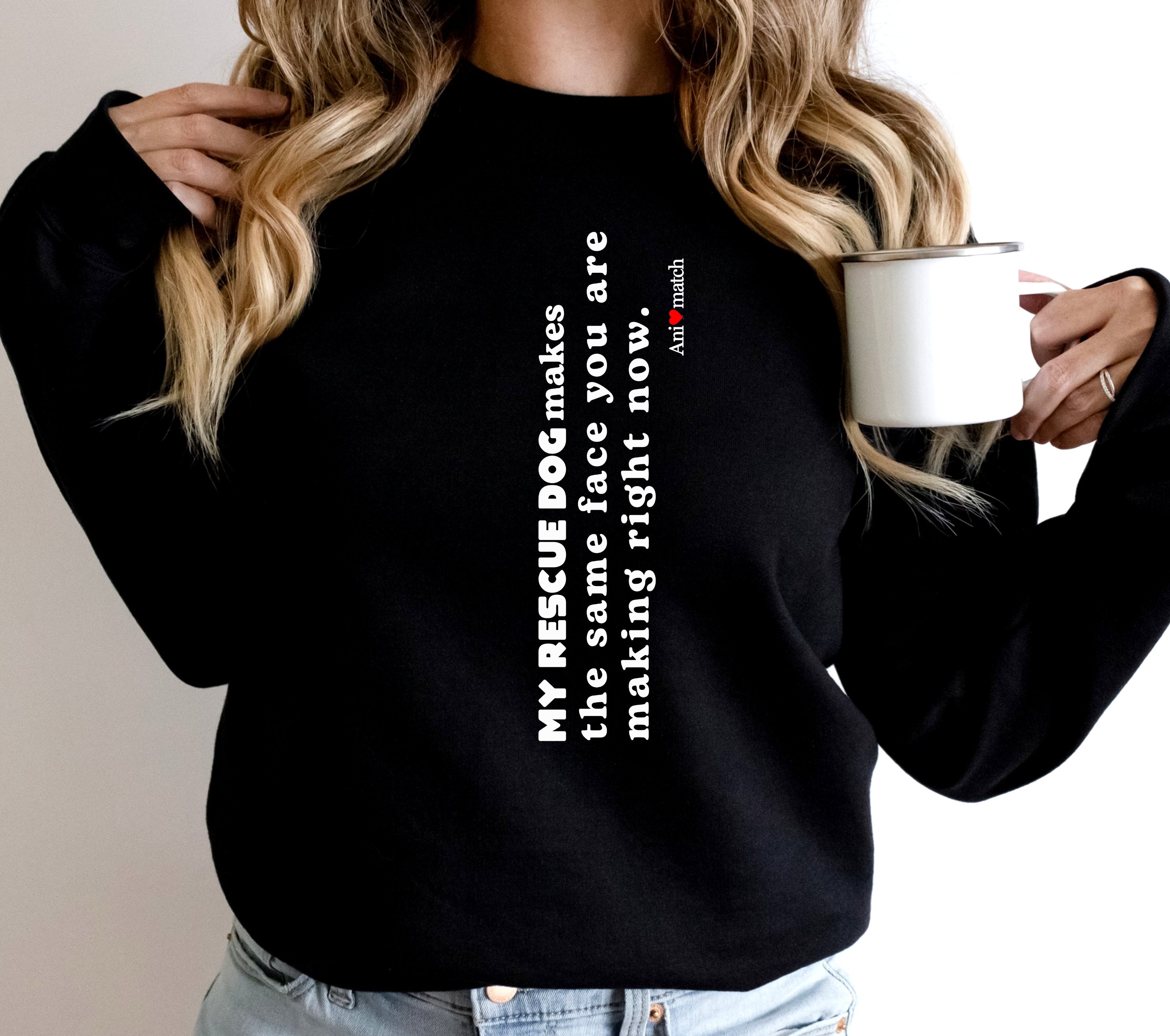 Animatch RESCUE FACE CREWNECK