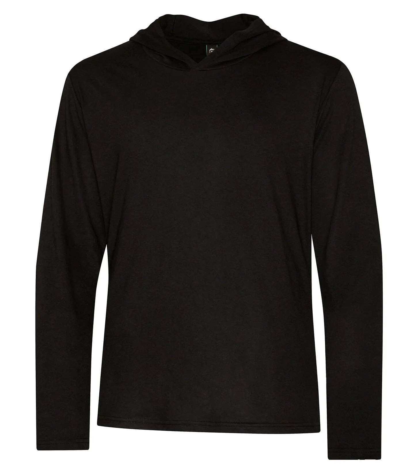 T-shirt à manches longues en mélange de trois matières et sweat à capuche