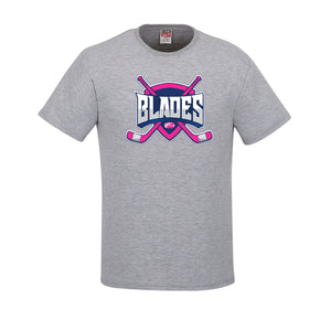 BLADES YOUTH T-SHIRT PINK LOGO