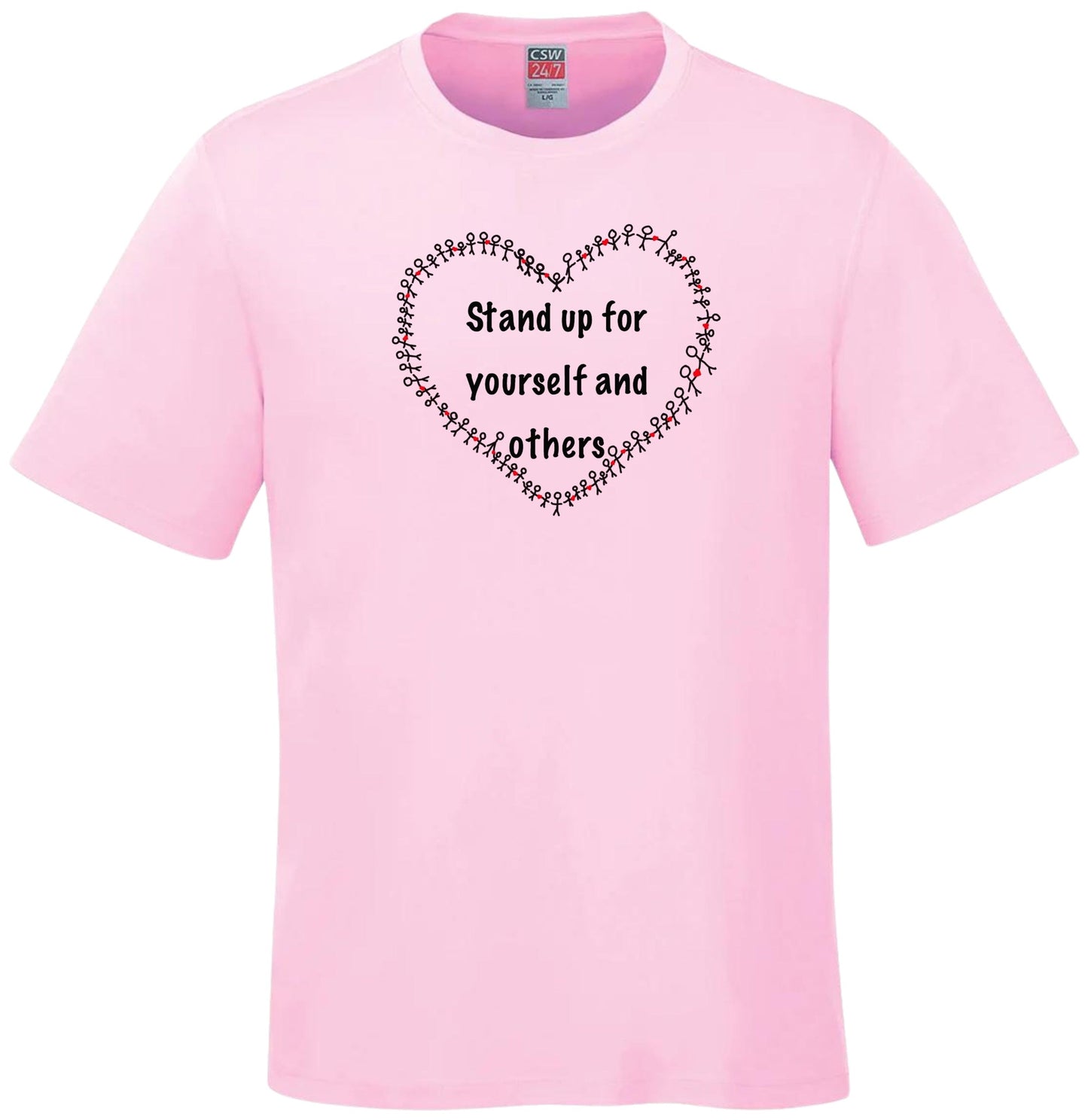 ECS T-shirts roses pour adultes