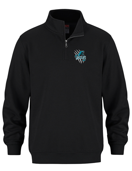 SWEAT-SHIRT GRIZZLIES 1/4 ZIP