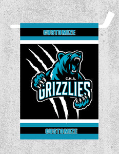 GRIZZLIES LOCKER ROOM DOOR MAGNETIC FLAG