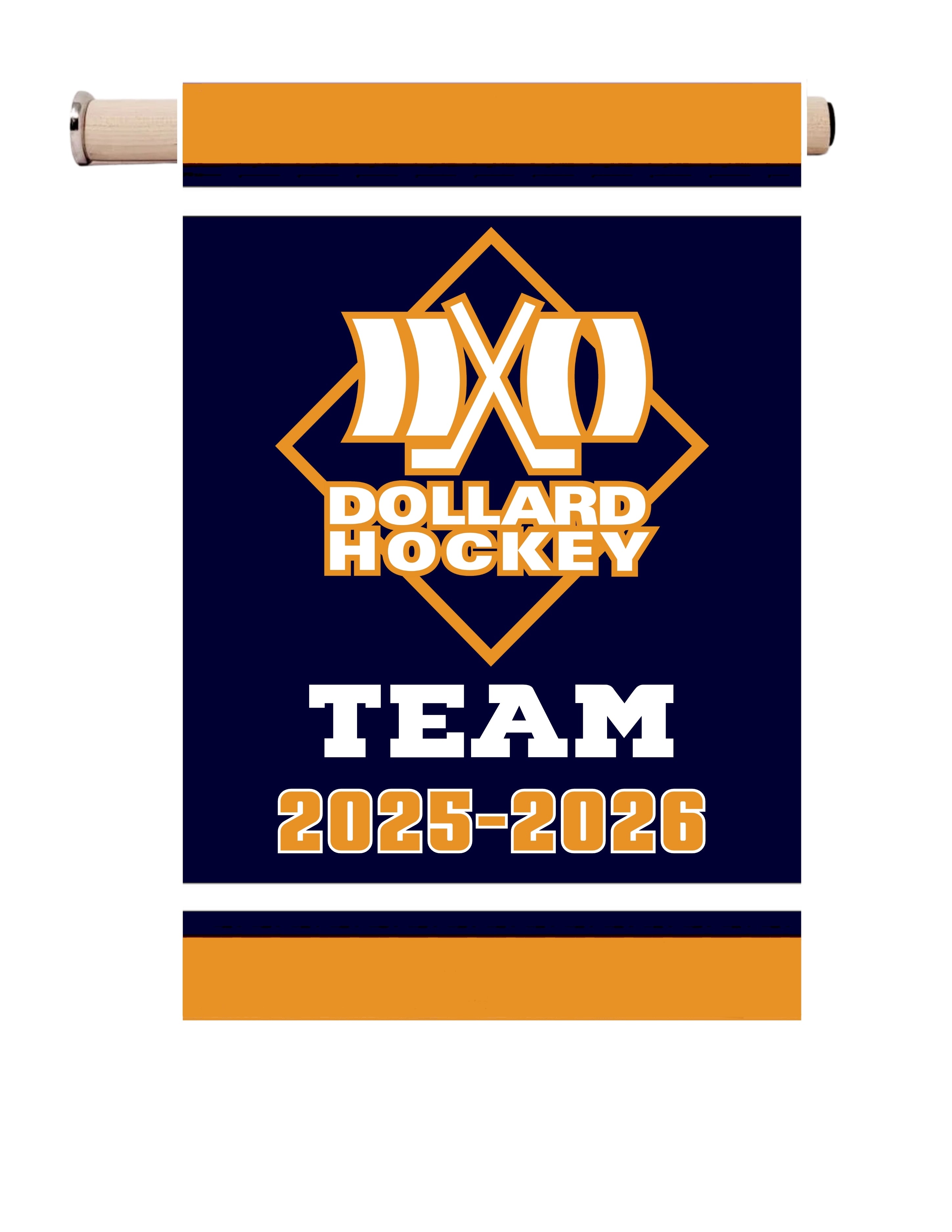 DOLLARD HOCKEY LOCKER ROOM MAGNETIC DOOR FLAG