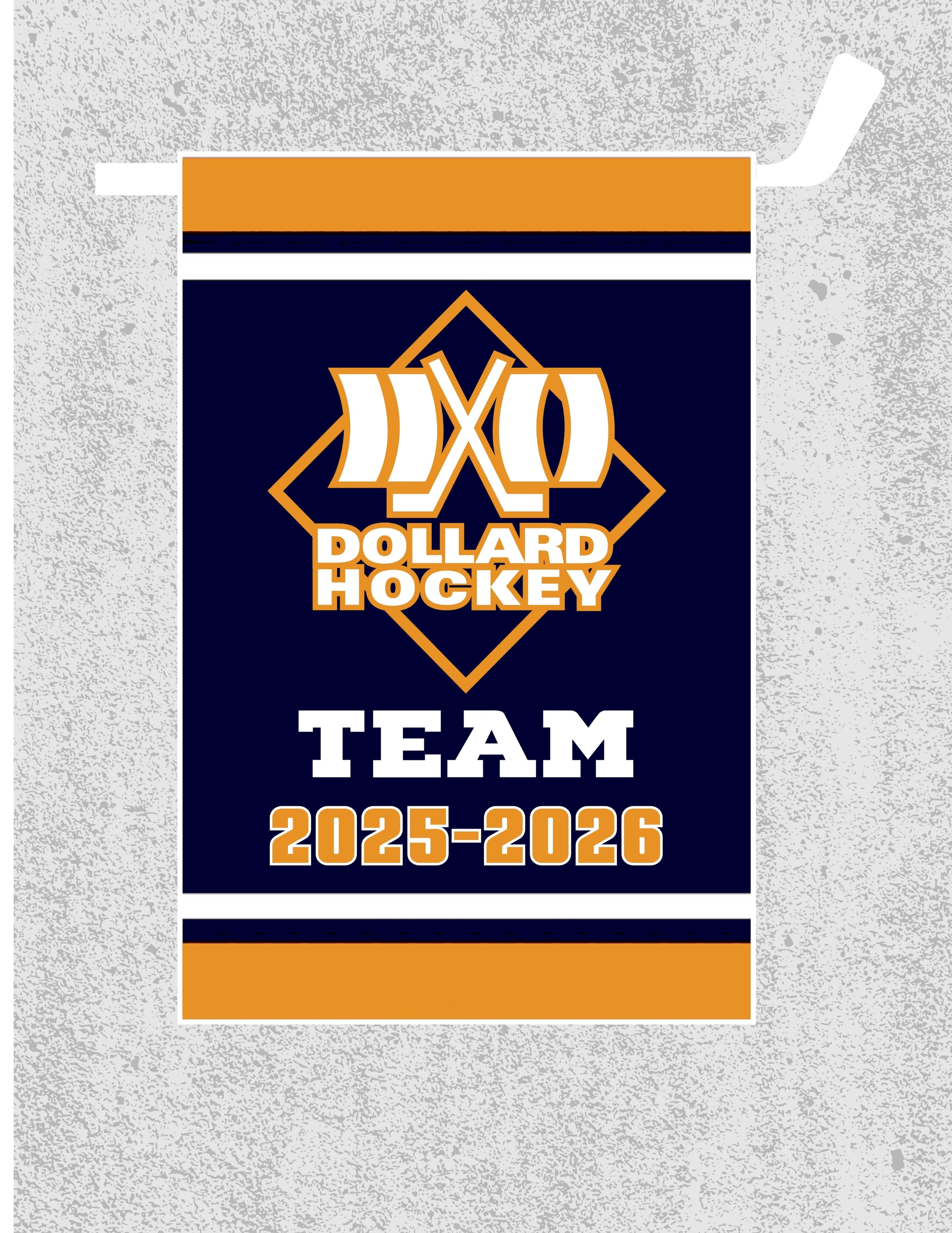 DOLLARD HOCKEY LOCKER ROOM MAGNETIC DOOR FLAG