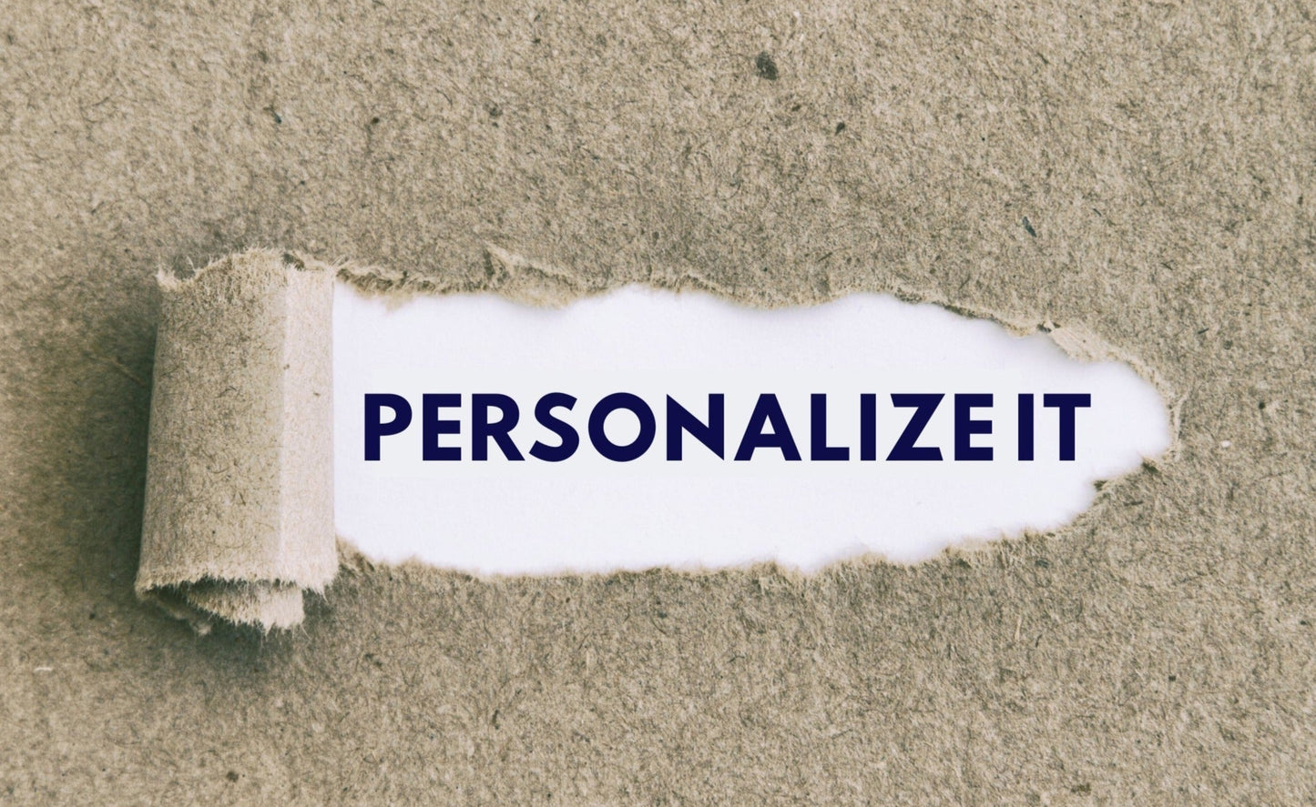 PERSONALIZE IT- MAX 4" INCHES WIDE