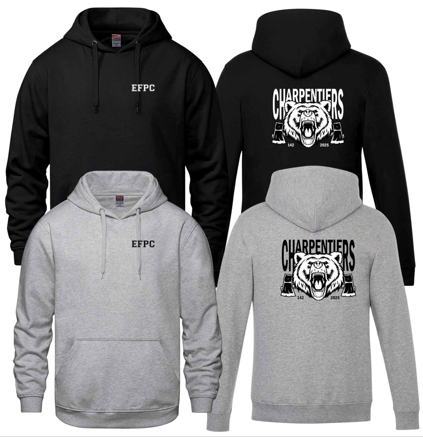 EFPC SWEAT À CAPUCHE-GROUPE 142