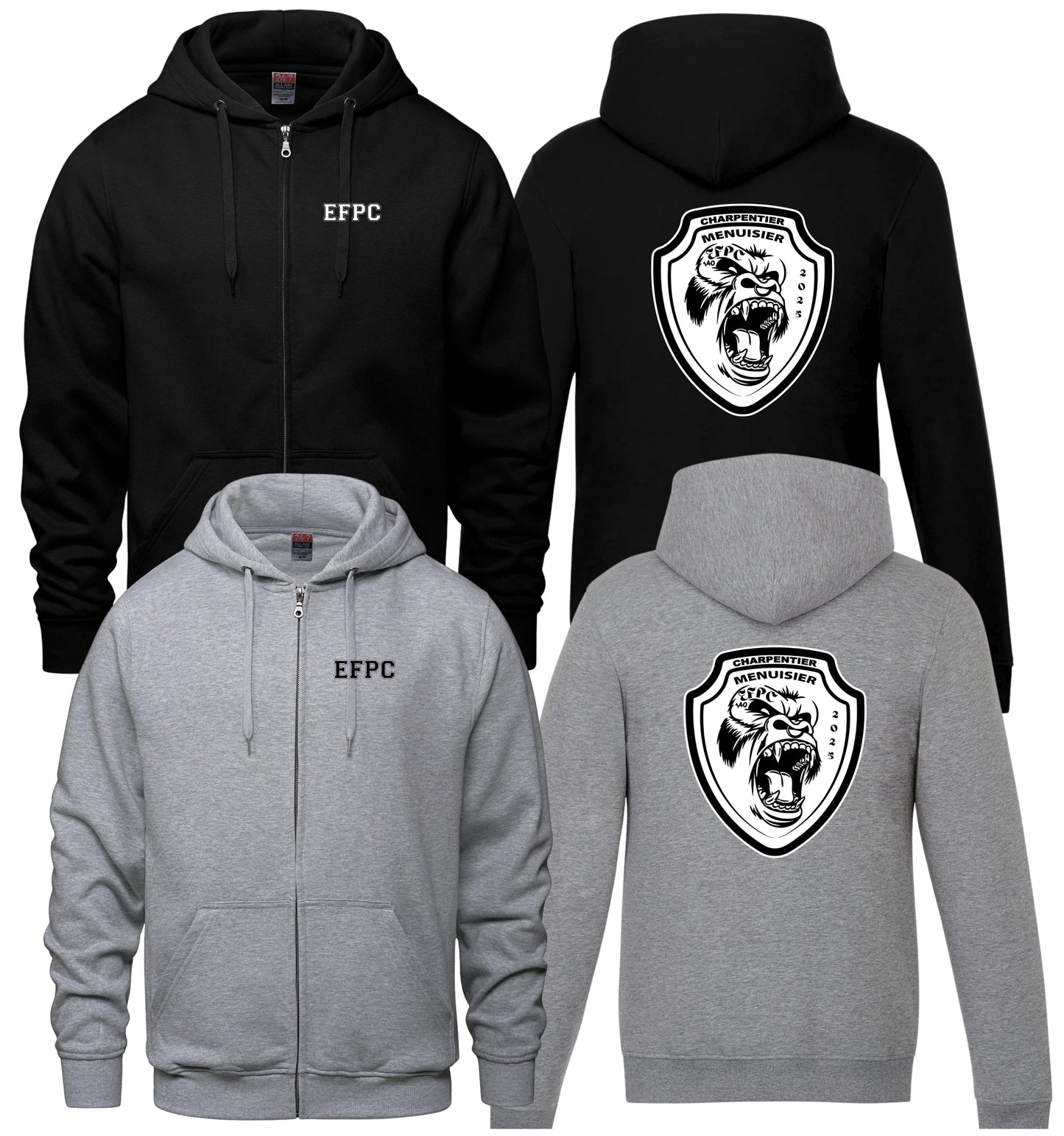 EFPC VESTE ZIPPÉE INTÉGRALE-GROUPE 140