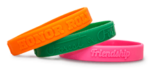 BRACELETS EN SILICONE