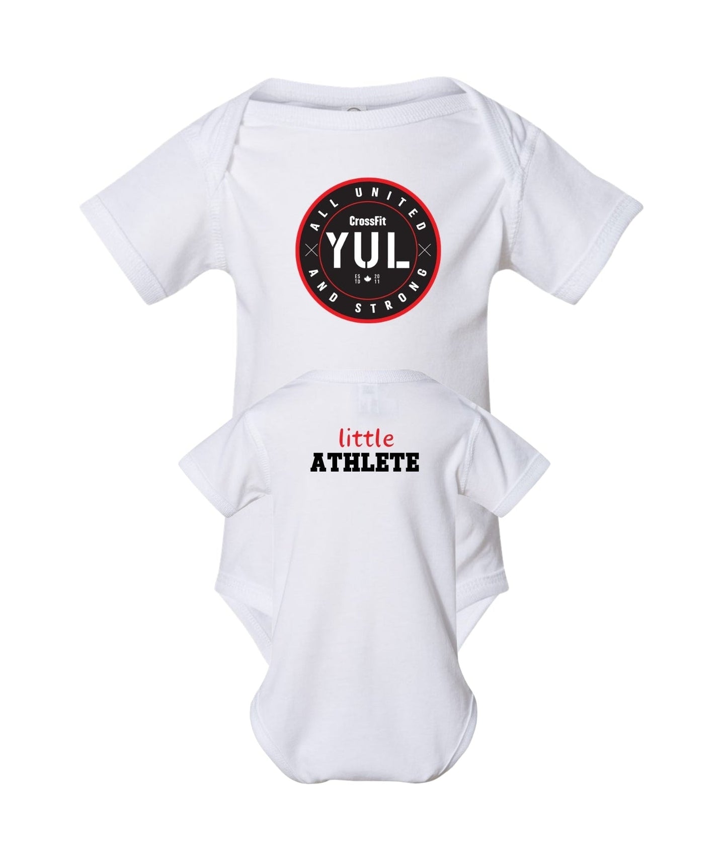CROSSFIT BABY ONESIE 6-12 MTHS