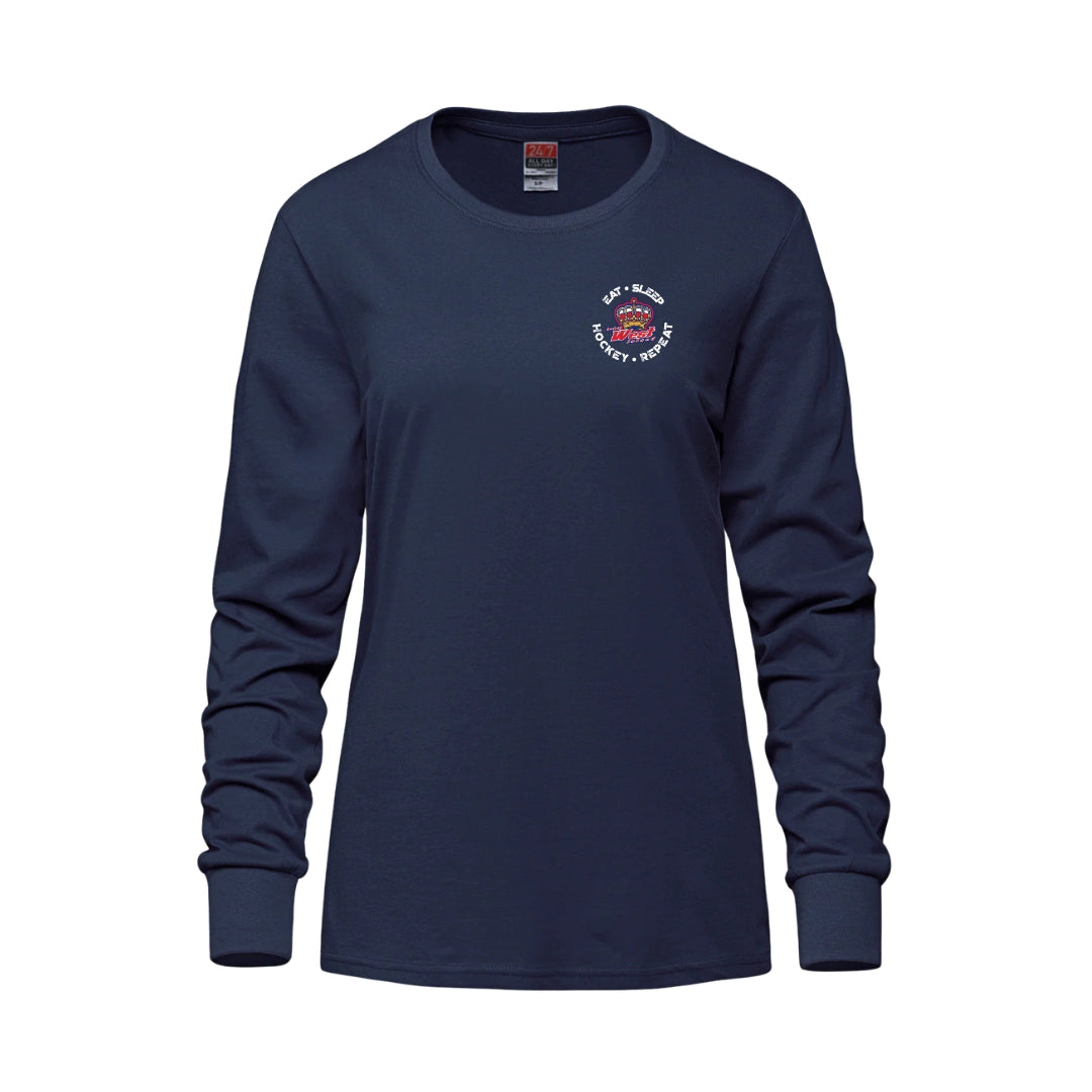 T-shirt à manches longues pour jeunes HWI 'Hockey toute la journée'