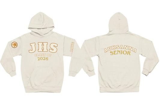 JHS GRAD 2026 HOODIE- AUKSANNA CUSTOM HOODIE