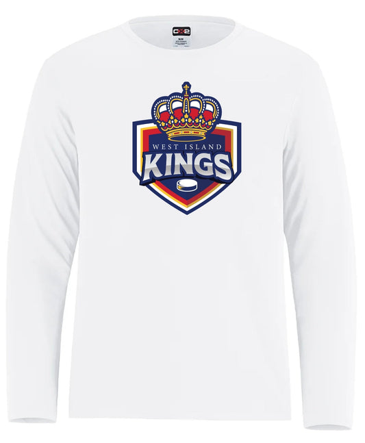 T-shirt à manches longues pour jeunes HWI 'Hockey toute la journée'