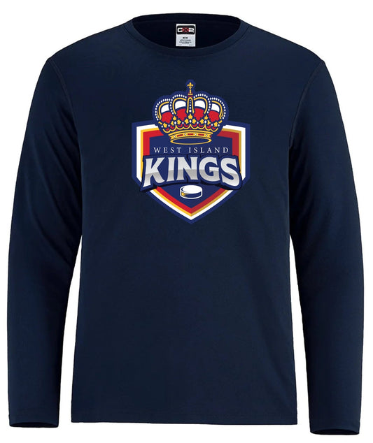 T-shirt à manches longues pour jeunes HWI 'Hockey toute la journée'