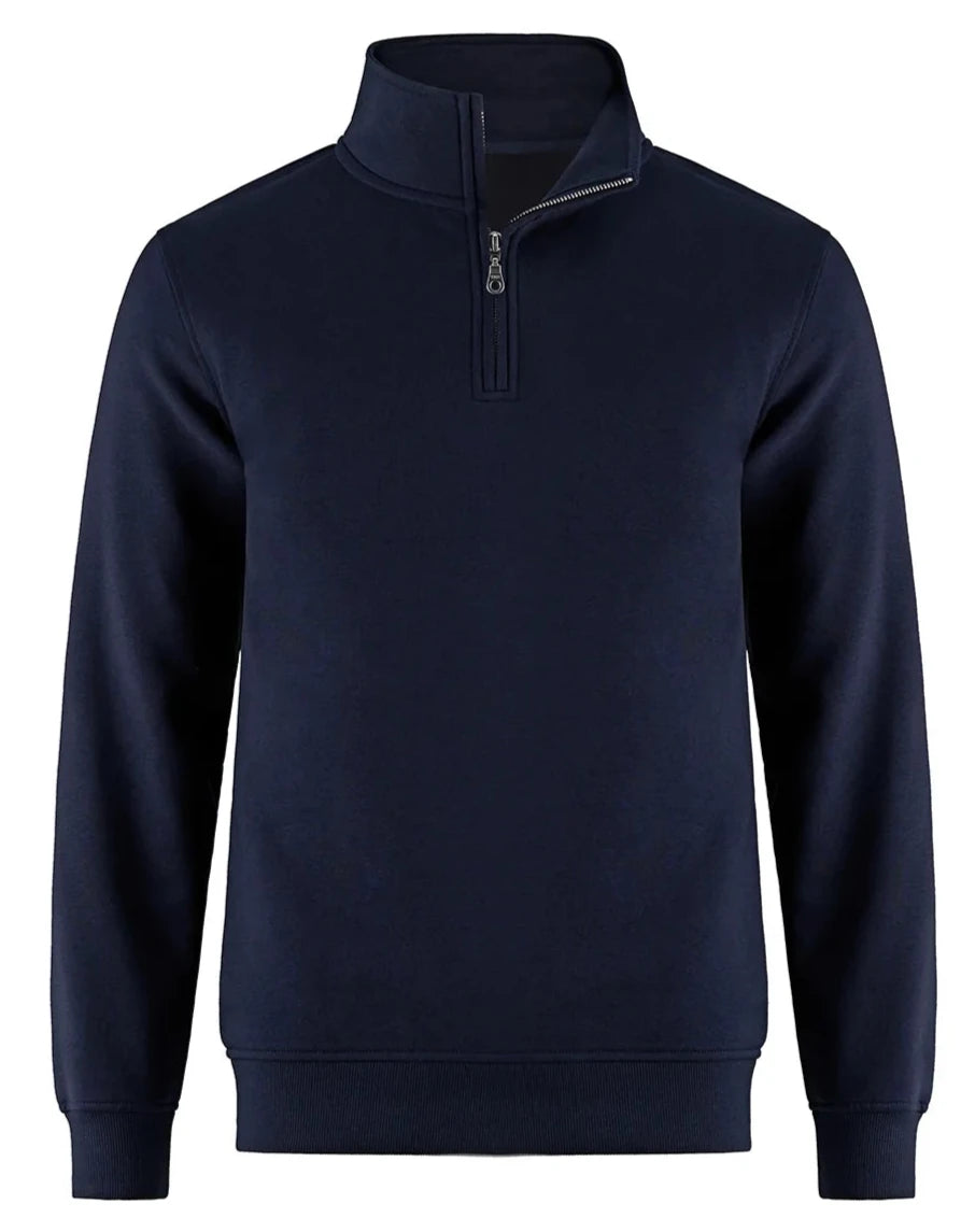 Sweat-shirt 1/4 zippé