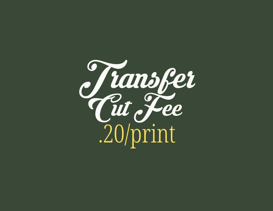 PRINT CUT CHARGE