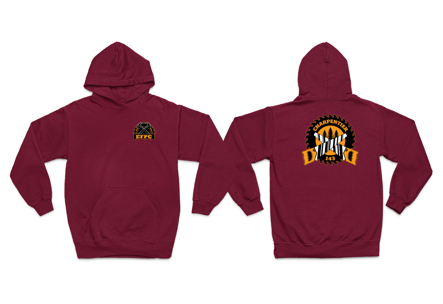 SWEAT À CAPUCHE EFPC-GROUPE 143