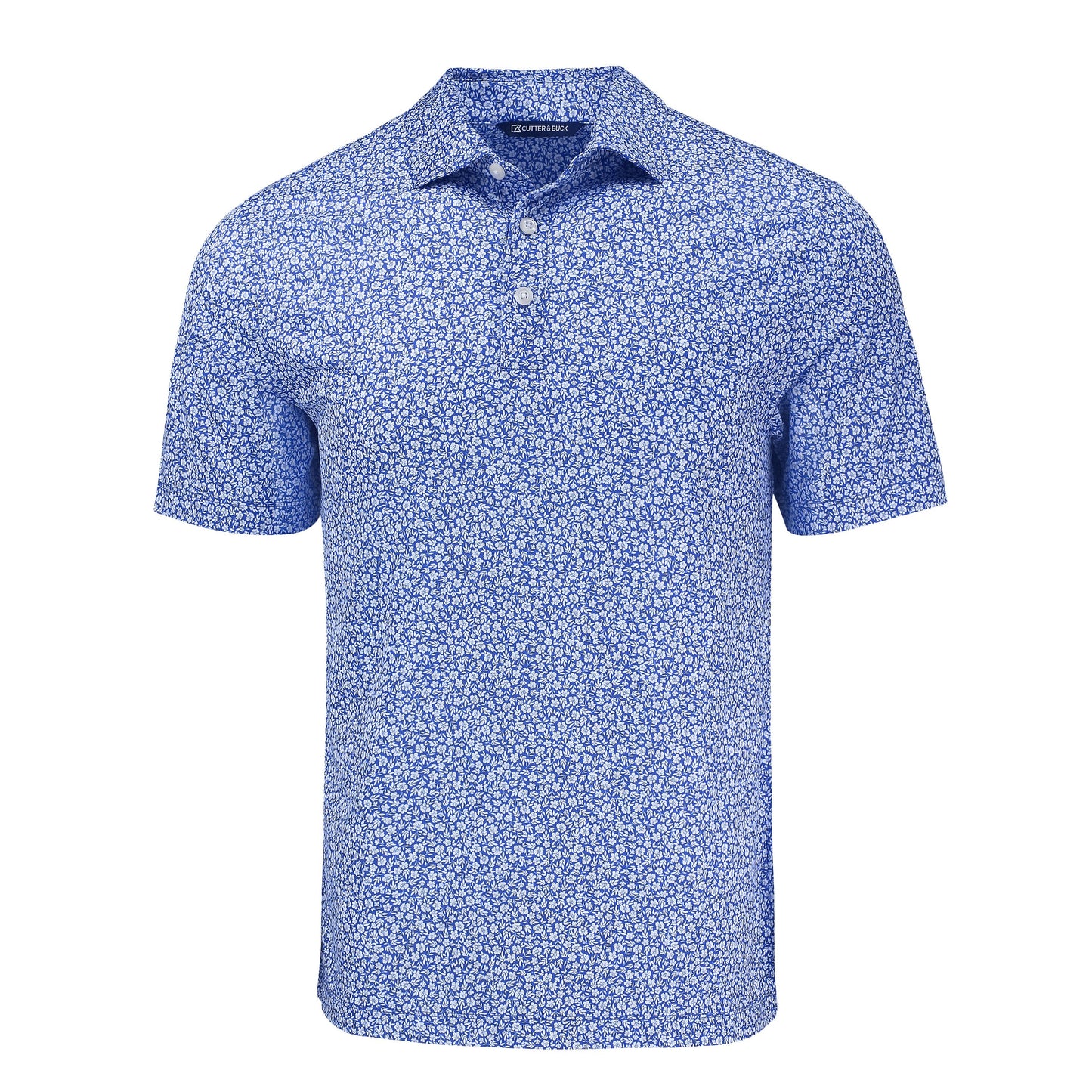 Cutter & Buck Pike Eco Flora Print Recycled Mens Polo