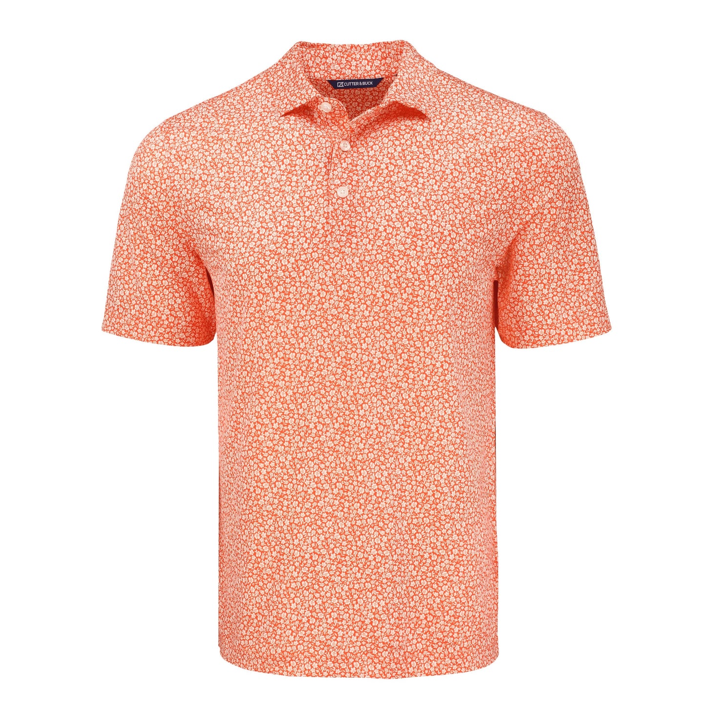 Cutter & Buck Pike Eco Flora Print Recycled Mens Polo