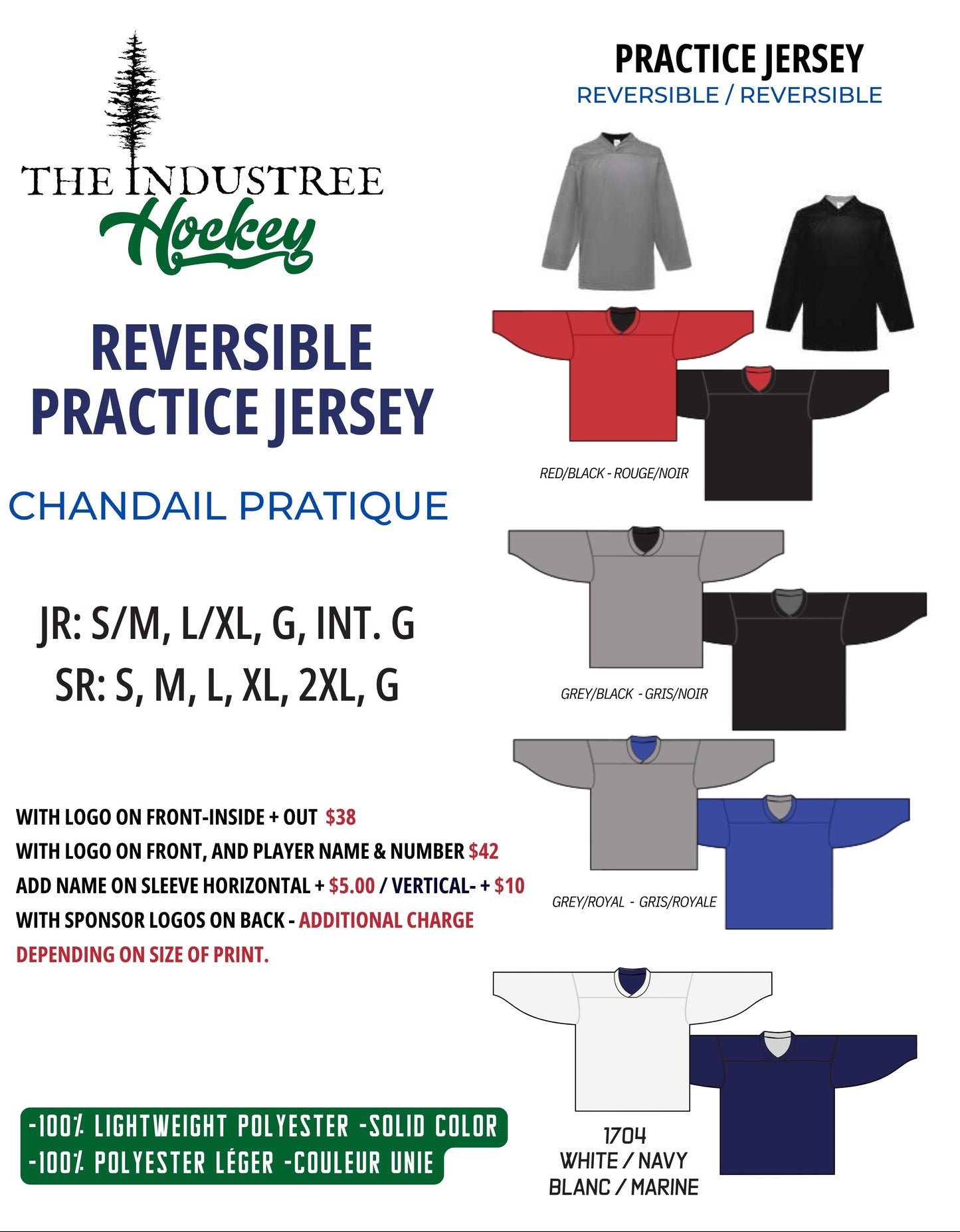 Reversible Practice Jerseys