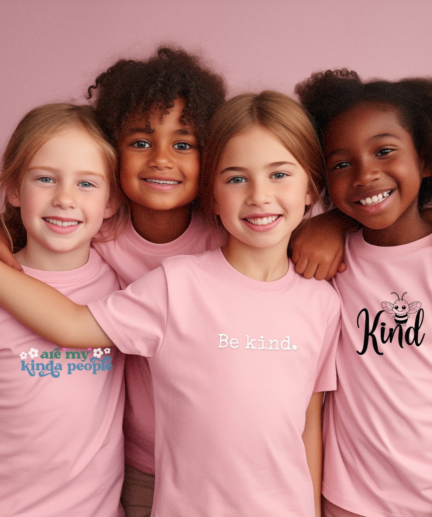 T-shirt rose pour jeunes