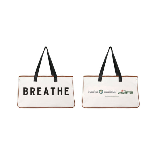 WEST ISLAND THERAPY- PRINT & PRESS ON BREATHE TOTE BAGS (12 X 2)