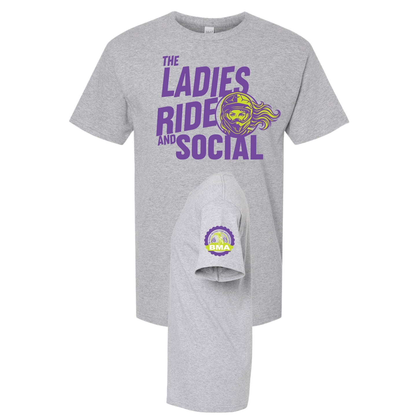 LADIES RIDE AND SOCIAL T-SHIRT