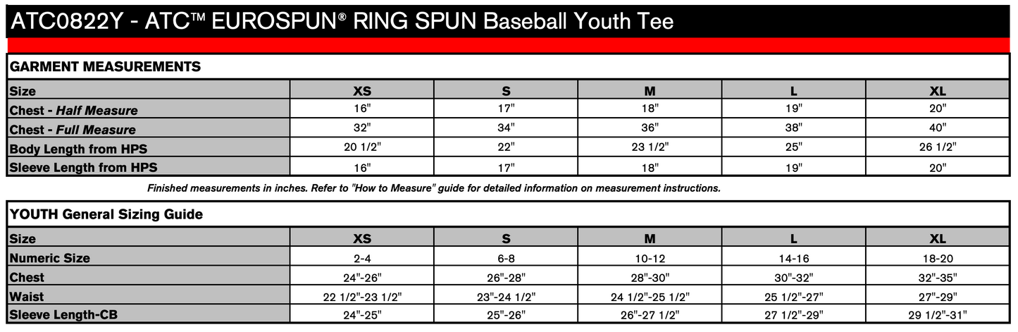 T-shirt de baseball pour jeunes