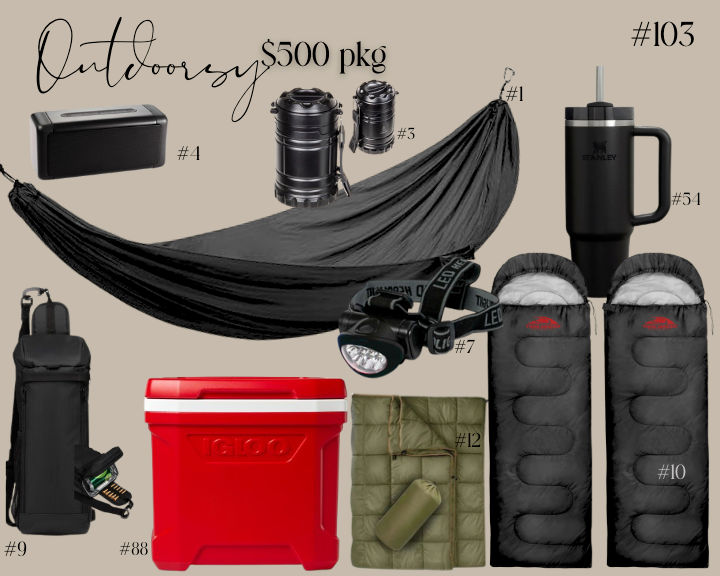 PACKAGE 103 -OUTDOOR- $500