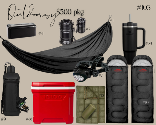 PACKAGE 103 -OUTDOOR- $500