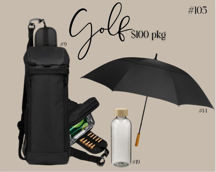 PACKAGE 105- GOLF- $100