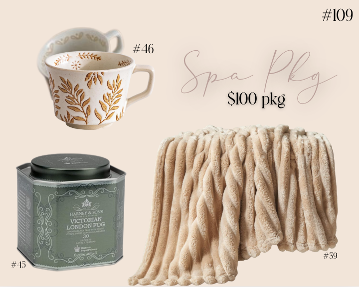 PACKAGE 109- SPA -$100