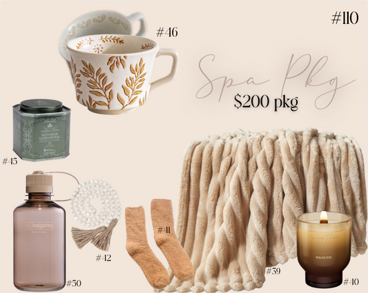 PACKAGE 110- SPA -$200