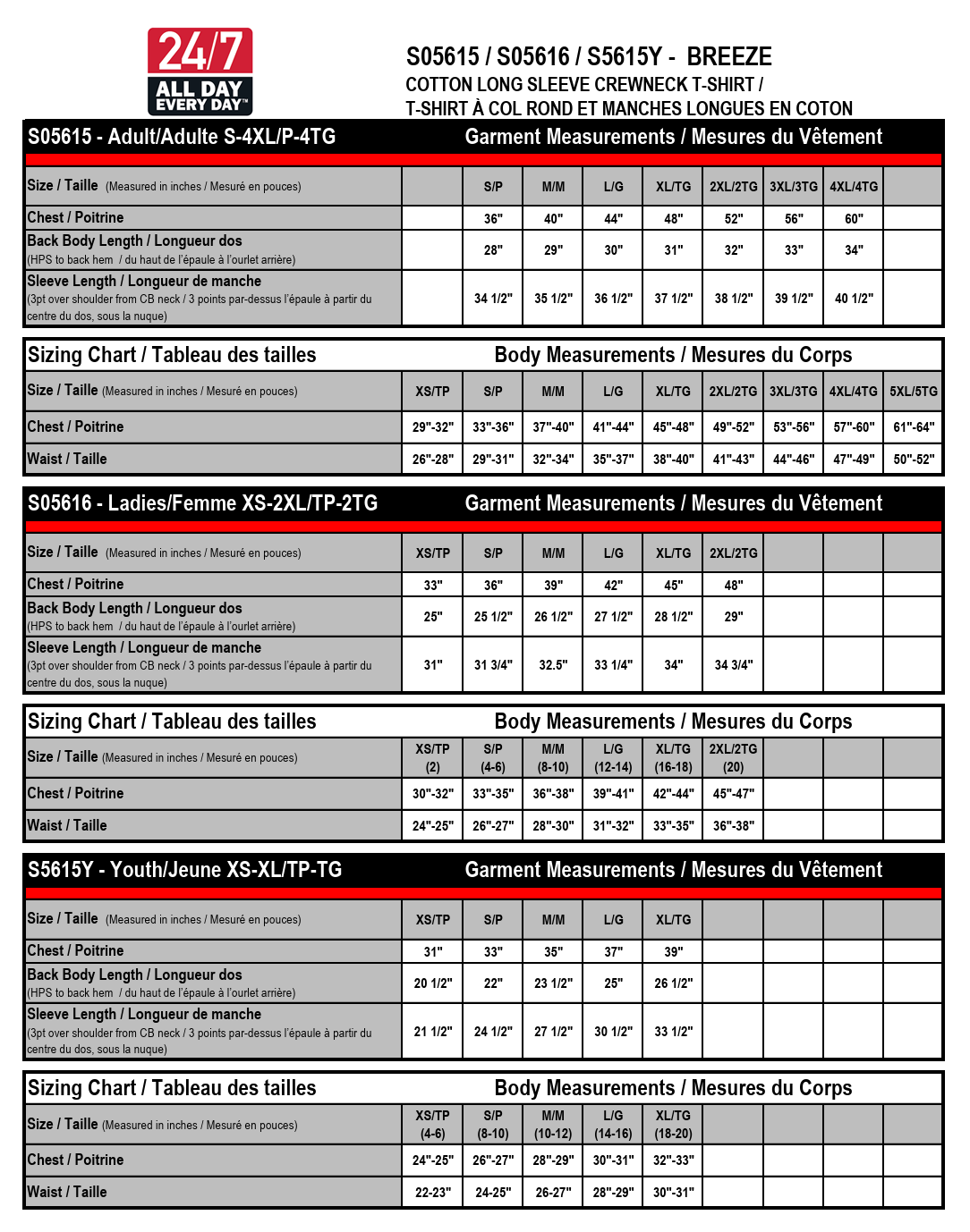 T-shirt à manches longues pour femme AH