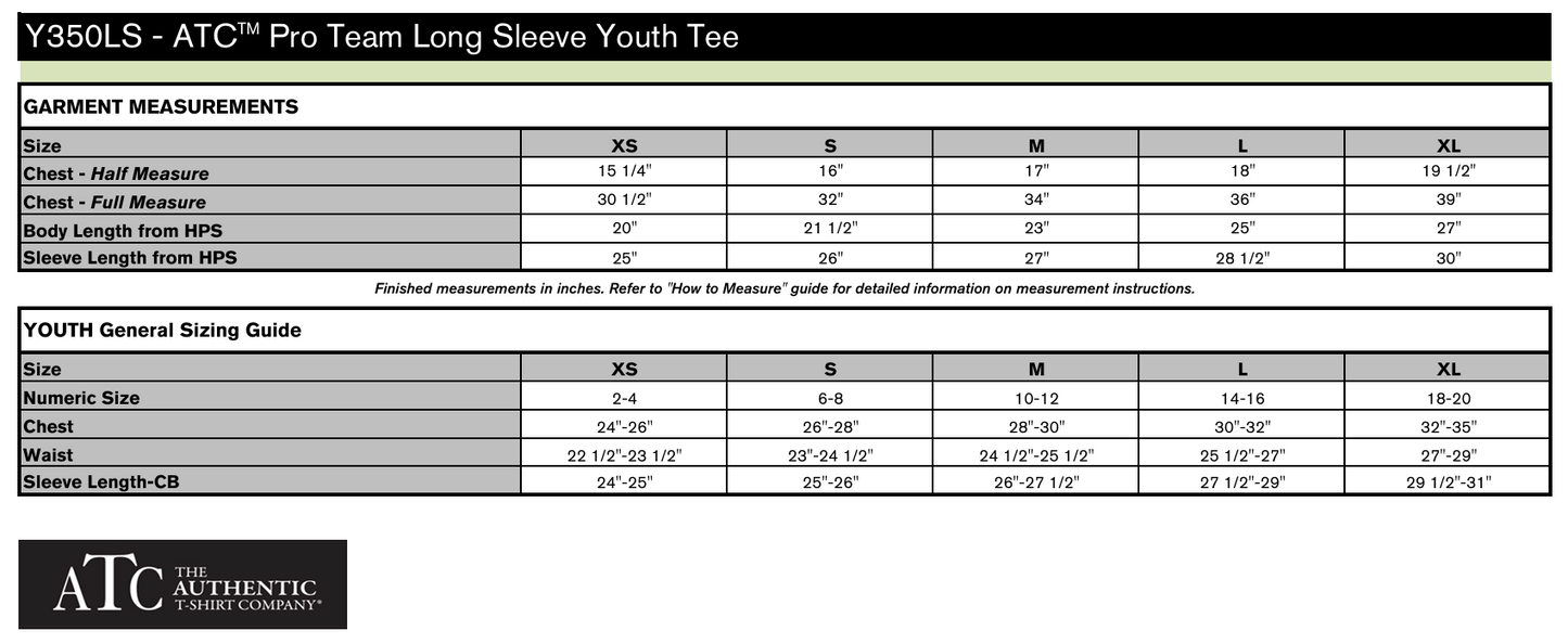 Youth Performance Long Sleeve T-Shirt