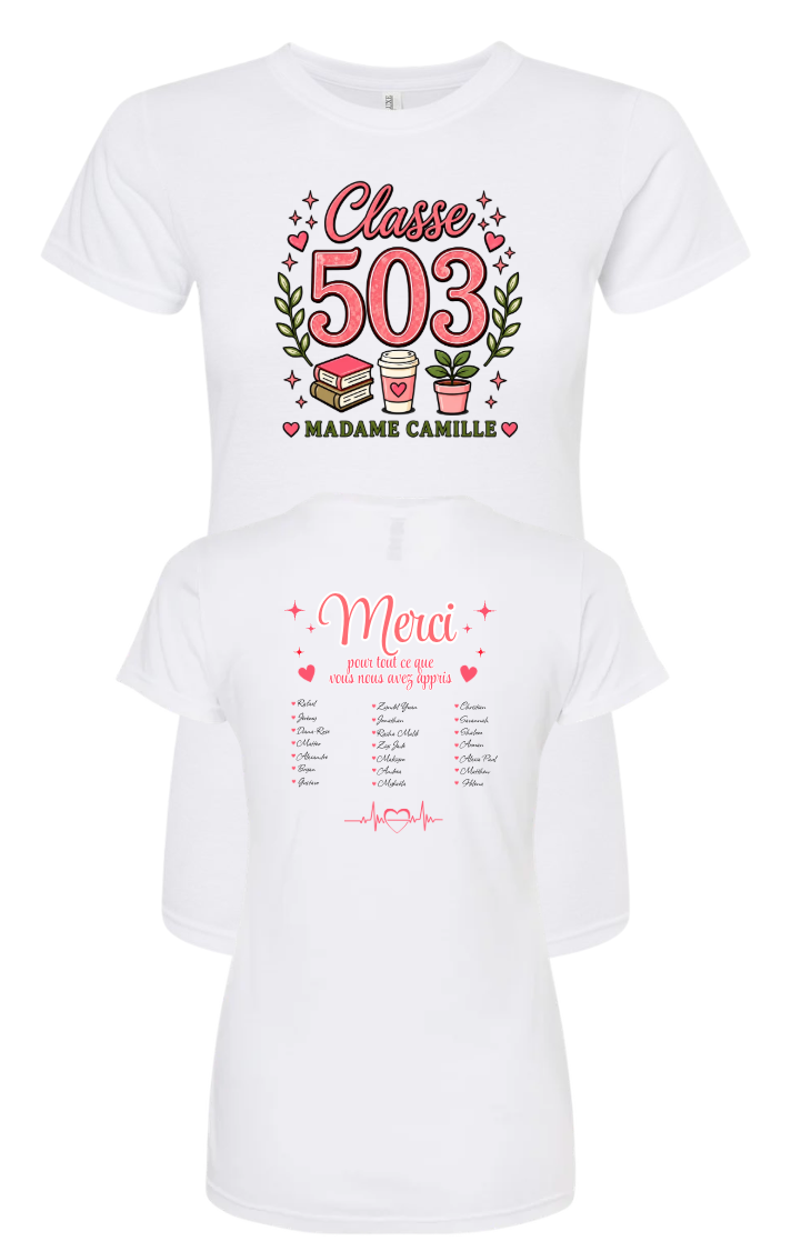 CUSTOM TEACHER'S T-SHIRT-MEDIUM