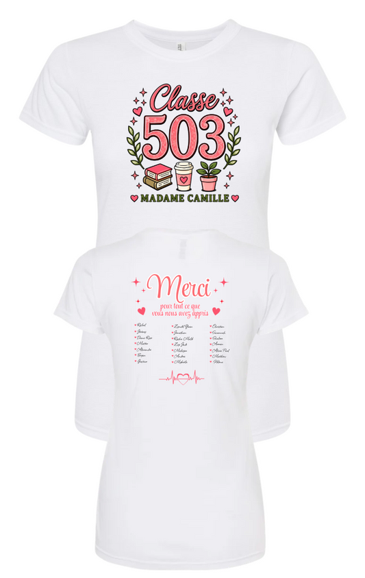 CUSTOM TEACHER'S T-SHIRT-MEDIUM