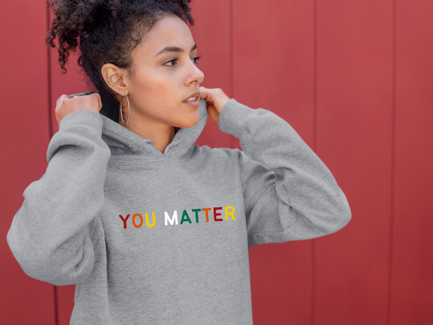 You Matter Hoodie-Multi