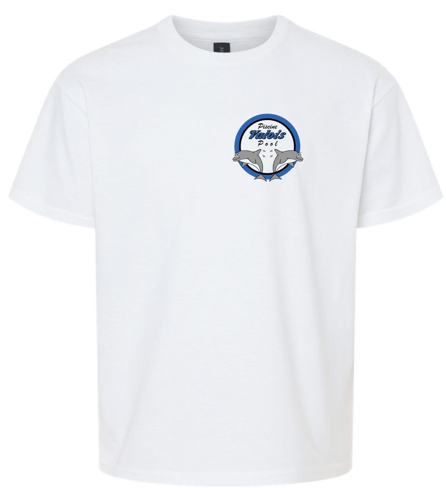 T-shirt blanc en coton Valois Pool Youth