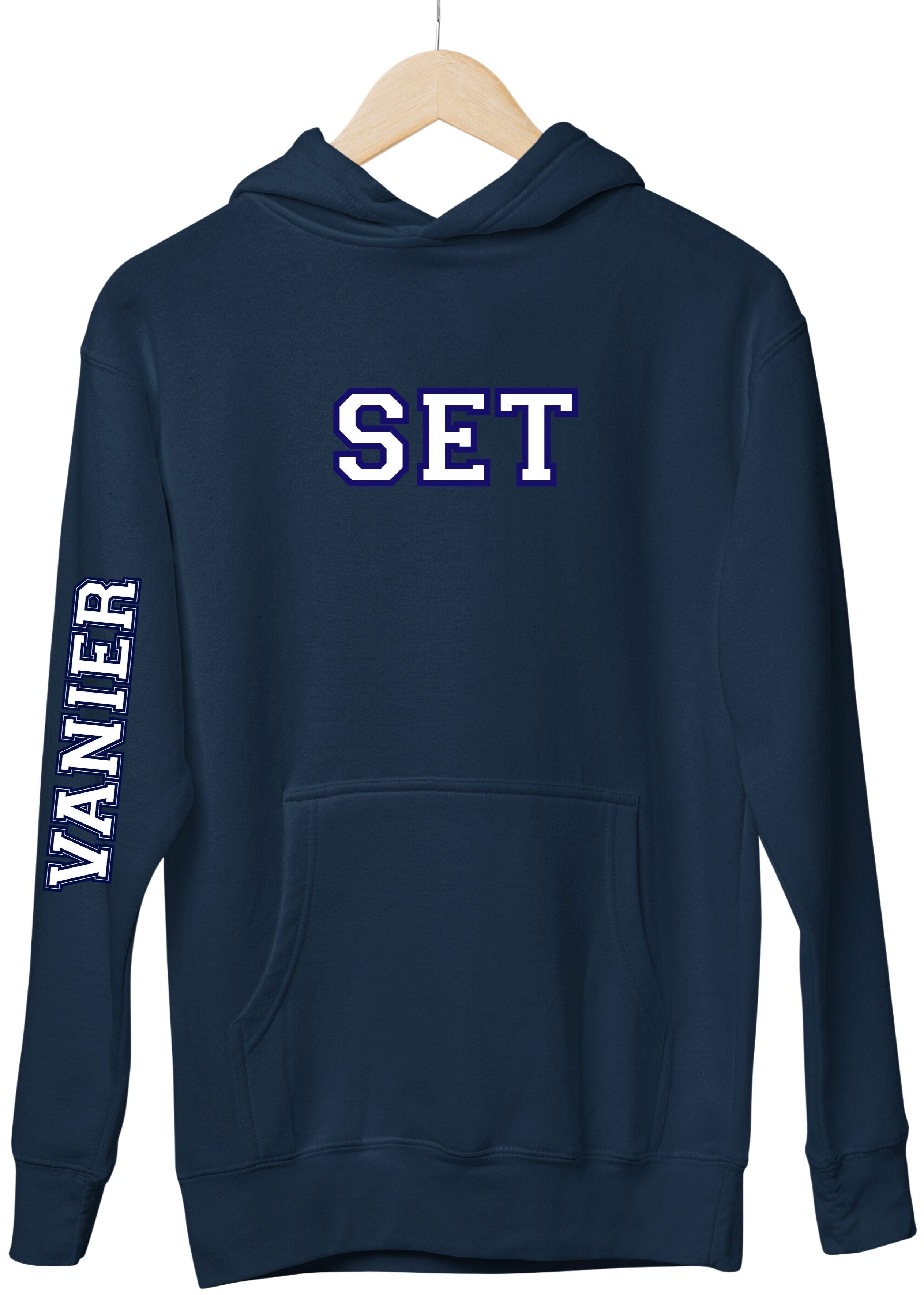 Vanier SET Hoodie With School Down Arm